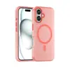 Adecuado para funda de teléfono móvil Apple iPhone 16 Funda protectora magnética para teléfono móvil Apple iPhone 16 con acabado mate tipo piel