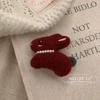 Broche de Peluche de Dibujos Animados de Navidad Pin de Alce Clip de Pico de Pato Decoración Linda Regalo de Vacaciones Accesorios de Muñeco de Nieve