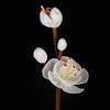 Tongcaohua Flor de Durazno Decoración para el Hogar Adornos Difusor de Aromaterapia sin Fuego Flores Secas Flores Artificiales Flor de Aromaterapia Ratán Hecho a Mano
