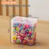 Caja de Almacenamiento para Cuentas Gran Capacidad Transparente Caja para Joyería Caja de Plástico Caja de Almacenamiento Accesorios para Pulseras de Niños
