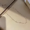 Collar de Cadena en Capas Cuadrado con Perlas Transfronterizo Europeo y Americano Cadena para Clavícula Fresca y Sencilla Accesorios de Collar de Lujo Ligero de Alta Gama Versátiles Venta al por Mayor