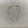 Pulsera Deslizante Redonda de Circonita Super Brillante, Lujo Ligero, Gama Alta, Pulsera de Moda y Sencilla, Joyería de Mano Versátil y Exquisita para Uso Diario para Mujeres