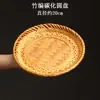 Mini cesta trançada de bambu, cesta de frutas trançada artesanal criativa, cesta de armazenamento doméstico, pegador de vegetais, cesta para lavar arroz