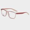 Nuevo armazón de gafas para miopía ultraligero TR90 para jóvenes, patilla bicolor de seda, para hombres y mujeres, mismo armazón, gafas lisas anti luz azul