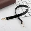 Correa de bolso accesorios para bolso de mujer portátil negra correa corta correa larga gancho de correa negra correa portátil cuero brillante brillante hombro