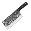 Cuchillo de corte forjado a mano de acero inoxidable cuchillo de corte afilado para el hogar cuchillo de puesto multiusos para cortar carne en la cocina