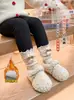 Leggings femininas com forro de fleece e estampa de gato, nova coleção outono/inverno 2026, roupas de inverno infantis estilosas e quentes, calças de desenho animado versáteis