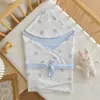 Manta Envolvente de Algodón Puro para Bebé Recién Nacido, Versión Delgada de Verano, Envolvente de Doble Capa 100% Algodón Clase A para Recién Nacidos, Manta Envolvente para Sala de Maternidad