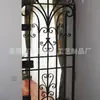 Puerta de hierro forjado estilo europeo puerta de imitación cobre villa forjada interior puerta china antigua puerta de metal antirrobo