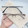 Nuevas Monturas de Gafas Doradas de Plástico de Marco Grande de Moda para Hombres y Mujeres, Estilo de Alta Gama, Se Pueden Adaptar con Lentes Graduados, Luz Azul Anti-Reflejo, Gafas Sin Graduación