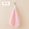 Toalla cuadrada de terciopelo coral con estampado de cuadros de nube borde de hilo absorbente para lavado de cara toalla para bebé toalla de mano para limpieza del hogar cocina baño