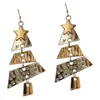 Pendientes Largos de Metal Navideños Transfronterizos para Mujer Fiesta Carnaval Pendientes de Moda Joyería de Oreja Exagerada de Gama Alta