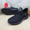 Retail26 Novos Modelos de Sapatos Slip-On com Solas de Borracha Macia para Homens, Tênis Esportivos Casuais Respiráveis em Fly-Knit, Malha de Algodão