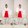 Anime Raposa X Servo SS Fantasma Branco Corte Rin Retorno da Borboleta ao Ancestral Bruxa Kimono cosplay Conjunto Completo de Roupas Femininas
