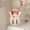 Roupas de bebê estilo chinês macacão de verão bebê de um ano menina Hanfu estilo chinês macacão de escalada para recém-nascido lua cheia