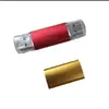 Al por mayor del fabricante Caja para unidad flash USB de color brillante oxidado arenado Impermeable Encriptada Caja metálica colorida para USB de licitación y negocios