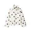 2026 Verano Nuevo Producto Moda Callejera Femenina Transfronteriza Europea y Americana Chaqueta Bomber de Lunares W085 360889