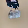 Pendientes Colgantes con Forma de Corazón y Pétalos de Flor Huecos, Estilo Moderno y Minimalista, Pendientes Versátiles y Elegantes, Pendientes de Diseño de Nicho