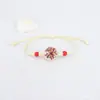 Ventas Directas Transfronterizas desde el Fabricante: Pulsera de Flores Secas de Vidrio Estilo Estrella de Mar con Encaje de Gipsofila Fresca y Dulce con Flores Naturales Reales