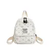 Nova Mochila Fresca Estilo Floresta Transfronteiriça, Mochila Escolar Estilo Coreano Ins para Alunos do Ensino Fundamental II e Médio, Mochila de Bolinhas para Meninas