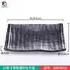 Louça de melamina prato preto para churrasco prato retangular para churrasco prato especial para loja de hot pot prato de acompanhamento comercial criativo
