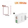 Cabezal de carga de viaje multipuerto PD + 3USB 20W 2PD + 3USB carga rápida cargador de teléfono móvil 4A tipo-c mayoreo
