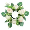 Candelabro de Peonías Corona de Flores Artificiales Decoración Festiva Transfronteriza Boda Boda de Primavera Arreglo Adornos Corona de Primavera