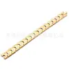 Pulsera de Acero de Titanio Simple de Moda Popular en Europa y América Pulsera Magnética Ondulada de Acero Inoxidable Pulsera de Energía Aniónica