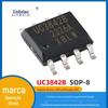 UC3842B SOP8 patch pulse width regulator IC chip core Bole novo em estoque UC3842