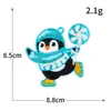Serie Canción de Amor de Invierno Copo de Nieve Bordado con Lentejuelas Azules Muñeco de Nieve Árbol de Navidad Bordado por Computadora Parche de Tela Bordada En Stock Venta al por Mayor
