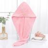 Gorro de Secado para el Cabello de Doble Capa Grueso de Terciopelo Coral, Lindo Adulto, Niños y Estudiante Toalla para la Cabeza, Super Absorbente y de Secado Rápido al por Mayor
