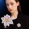 Broche de Girasol de Lujo Ligero de Alta Gama, Elegantes Accesorios para Traje, Ramillete al por Mayor, Nuevos Accesorios Versátiles para Mujer