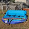 Local de fábrica inflável 4 pessoas arrastar sofá motocicleta lancha água inflável quatro pessoas arrastar anel encosto hovercraft