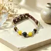Collar para perro de cristal para mascotas, piedra ojo de tigre natural y cuenta de amazonita, un collar de gato de lujo y alta gama