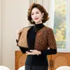 Estilo Otoño e Invierno Ropa para Mujeres de Mediana Edad y Mayores Protección contra el Frío Protección para los Hombros Manga Media Chaleco Cálido Acolchado Ropa para Madres Capa Interior Protección para el Cuello Capa para los Hombros Mujer