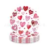 Amazon Nuevo Set de Decoración para Fiesta de San Valentín Platos de Papel con Forma de Corazón Servilletas Mantel Decoración para Ambiente Festivo