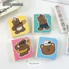 Caderno de Bolso Macio de Urso Marrom, Mini Caderno em Branco Portátil, Diário, Caderno Pequeno para Escritório de Estudante