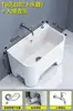 Fregadero de Cerámica Grande para Trapeador para Uso Doméstico, Adecuado para Balcón, Exterior, Baño con Pedestal Alto, Fregadero de Cerámica para Trapeador Comercial