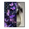 Funda para Teléfono Móvil Adecuada para Samsung S26Ultra A17 Mariposa Morada S25 Funda Protectora S24 TPU Mate A06 Funda Suave