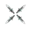 Tornillos para Matrícula de Punta con Tres Ranuras y Patrón de Malla M6 Rosca Universal Aleación de Aluminio Exclusivamente para Exportación Transfronteriza