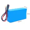 Bateria de Lítio 18650 6S2P 25.2V 12000mAh Bateria Recarregável Bateria de Lítio com Carregador