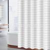 Cortina de Chuveiro de Peva Cortina Divisória de Banheiro Cortina de Janela Cortina de Porta Fabricante Estilo Impermeável com Estilo Europeu e Americano com Ganchos para Uso Doméstico