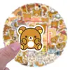 105 Nuevas Pegatinas de Graffiti de Rilakkuma y Chica Oso para Decorar Refrigerador Patineta Manualidades Pegatinas Personalizadas Fabricante Venta al por Mayor