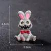 Accesorios de Decoración de Halloween y Pascua para Micropaisaje Momia Calavera Conejo Casa Mágica Fantasma Calabaza Adornos Pequeños