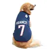 Ropa para Mascotas para Verano: Ropa para Gatos y Perros, Jerseys del Equipo Francés, Chalecos para Fans, Envío Directo de Fábrica