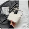 Bolso Cubo Portátil de Nicho Coreano para Mujer 2024 Nueva Moda Bolso Cruzado de Terciopelo Elegante Bolso Explosivo para el Trabajo