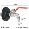Conector de accesorios para válvula de barril IBC de tonelada Amazon transfronterizo adaptador de barril de tonelada S60*6 a grifo de latón de 3/4 de pulgada