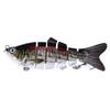 Set de Comercio Exterior Cebo de 6 Secciones Señuelo Multisección Pesca Marítima Multisección Pesca de Peces Señuelo de Plástico Cebo Falso Equipo de Pesca al Aire Libre