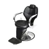 Silla de Barbero Retro Personalizada para Hombre Se Puede Colocar Boca Abajo, Silla de Salón a la Moda, Silla Giratoria Ajustable con Elevación Negra