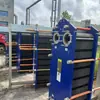 Trocador de Calor de Placas para Resfriamento Trocador de Calor de Placas de Aço Inoxidável 316 Trocador de Placas Removível Trocador de Placas Totalmente Soldado